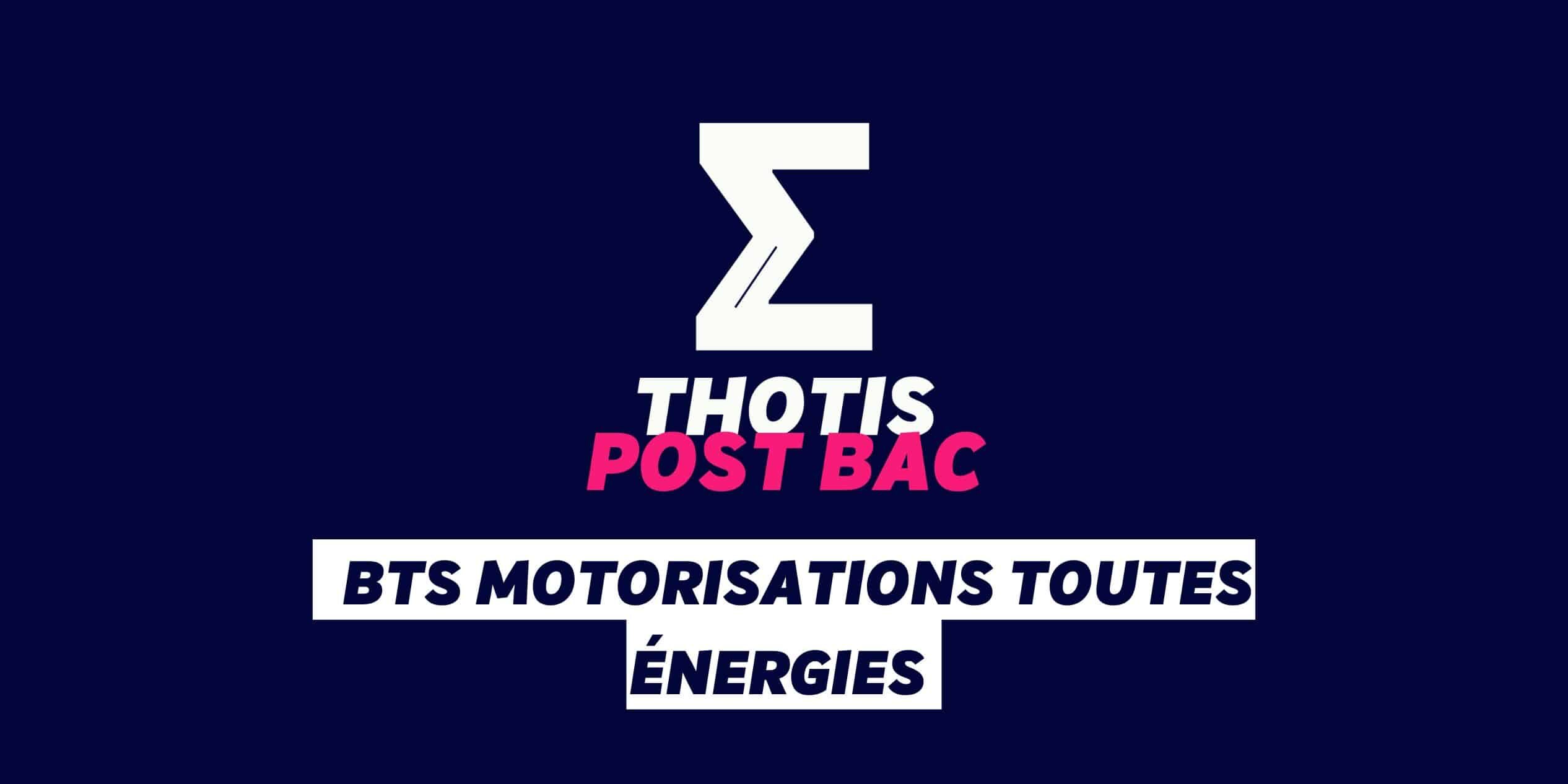 _Le BTS Motorisations toutes énergies) BTS Motorisations toutes énergies