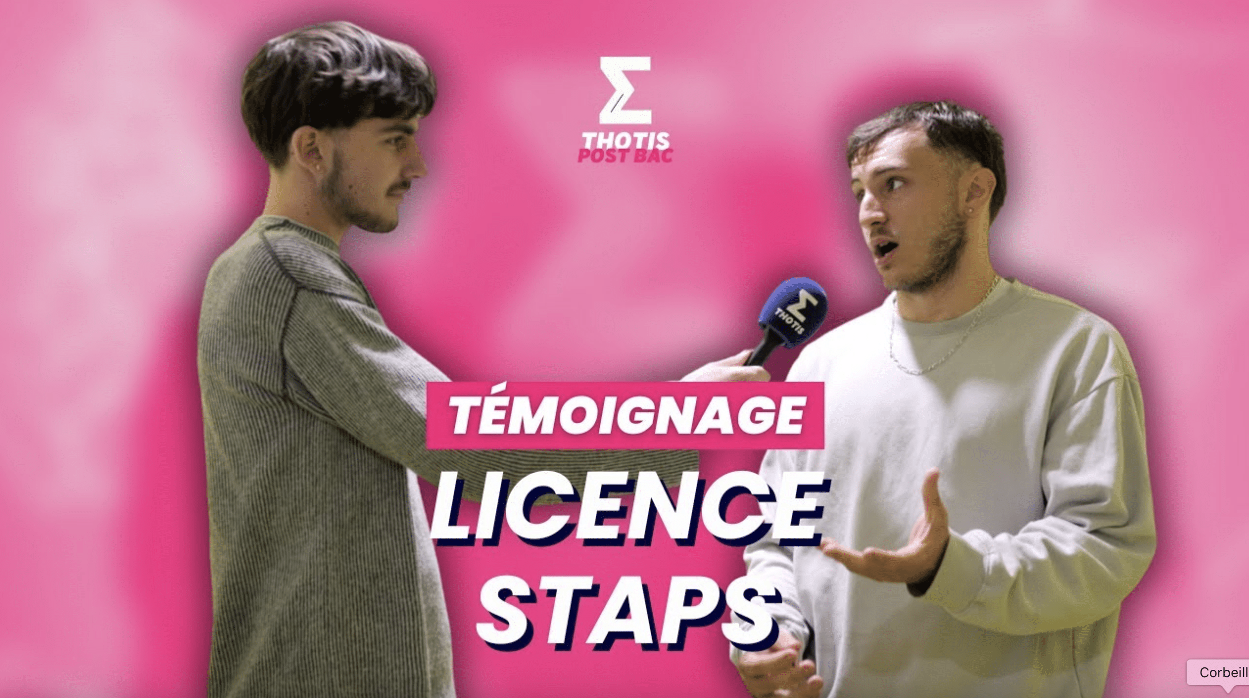 Licence STAPS Témoignage étudiant