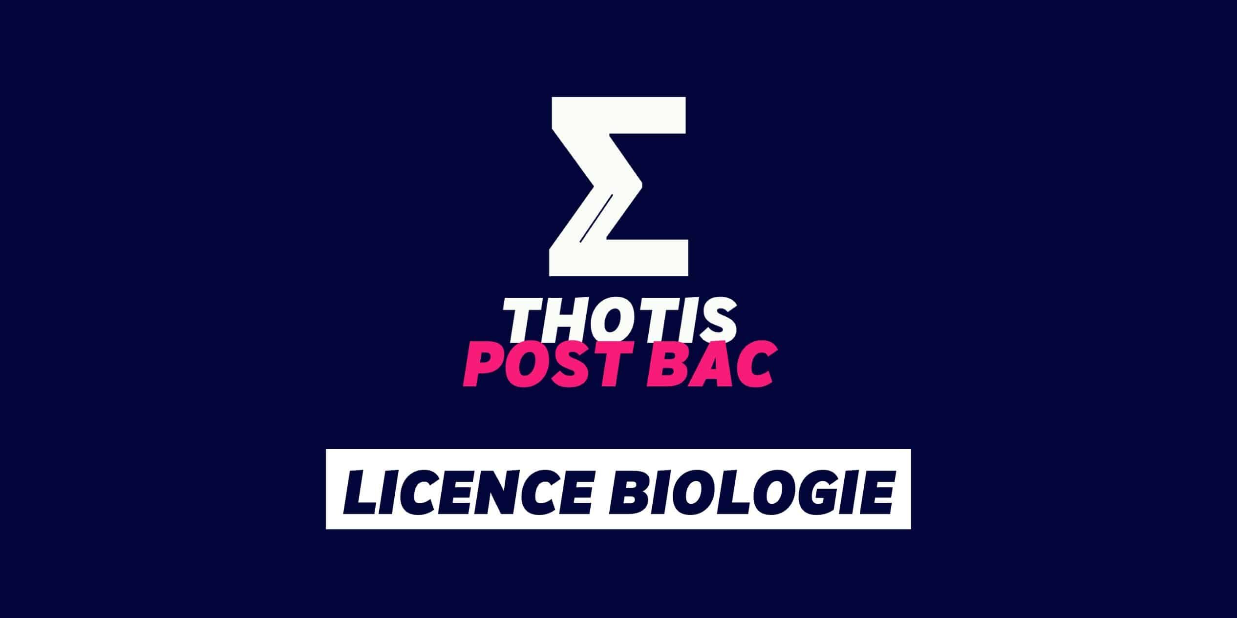Licence biologie Licence biologie