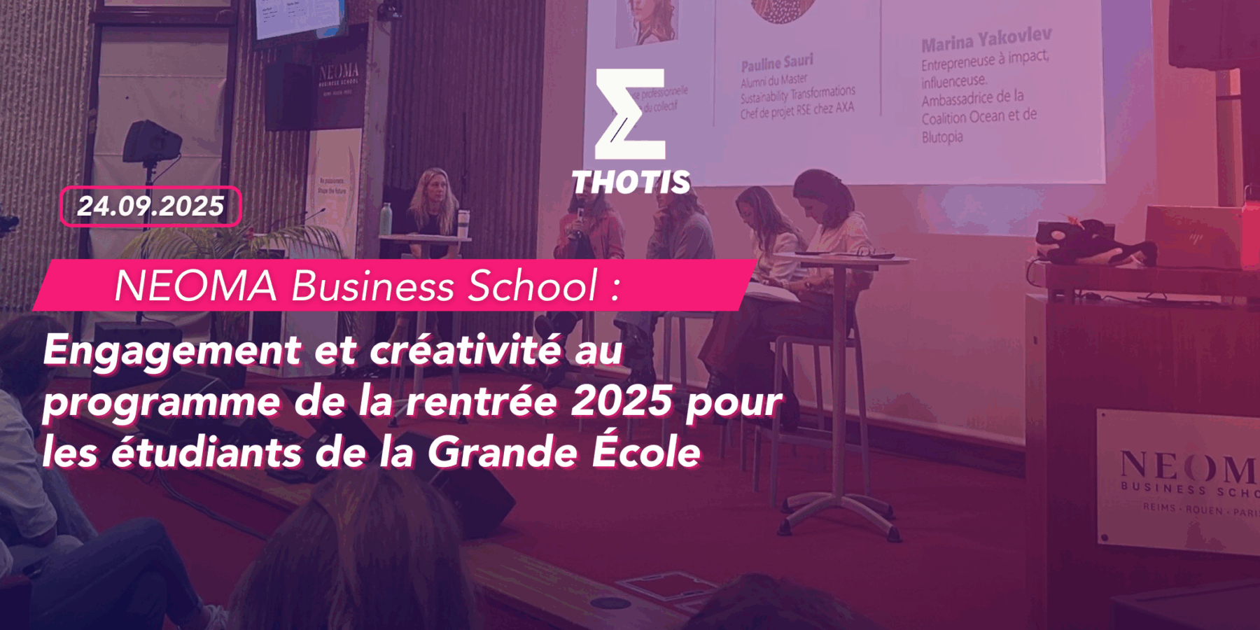 NEOMA Business School Engagement et créatiité au programme de la rentrée 2025 pour les étudiants de la Grande École NEOMA Business School Engagement et créatiité au programme de la rentrée 2025 pour les étudiants de la Grande École
