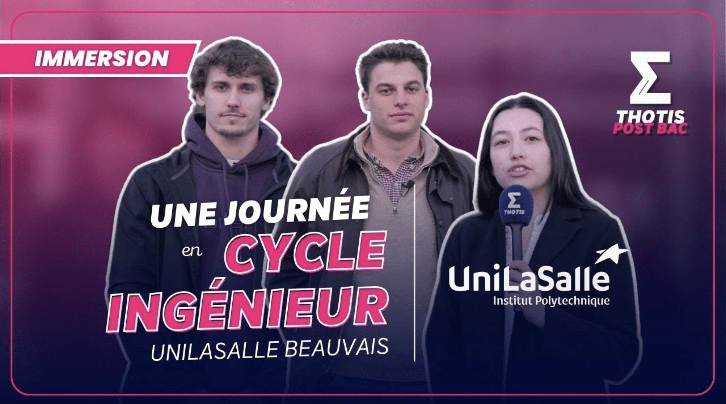 Une journée en cycle ingénieur à UniLaSalle Beauvais