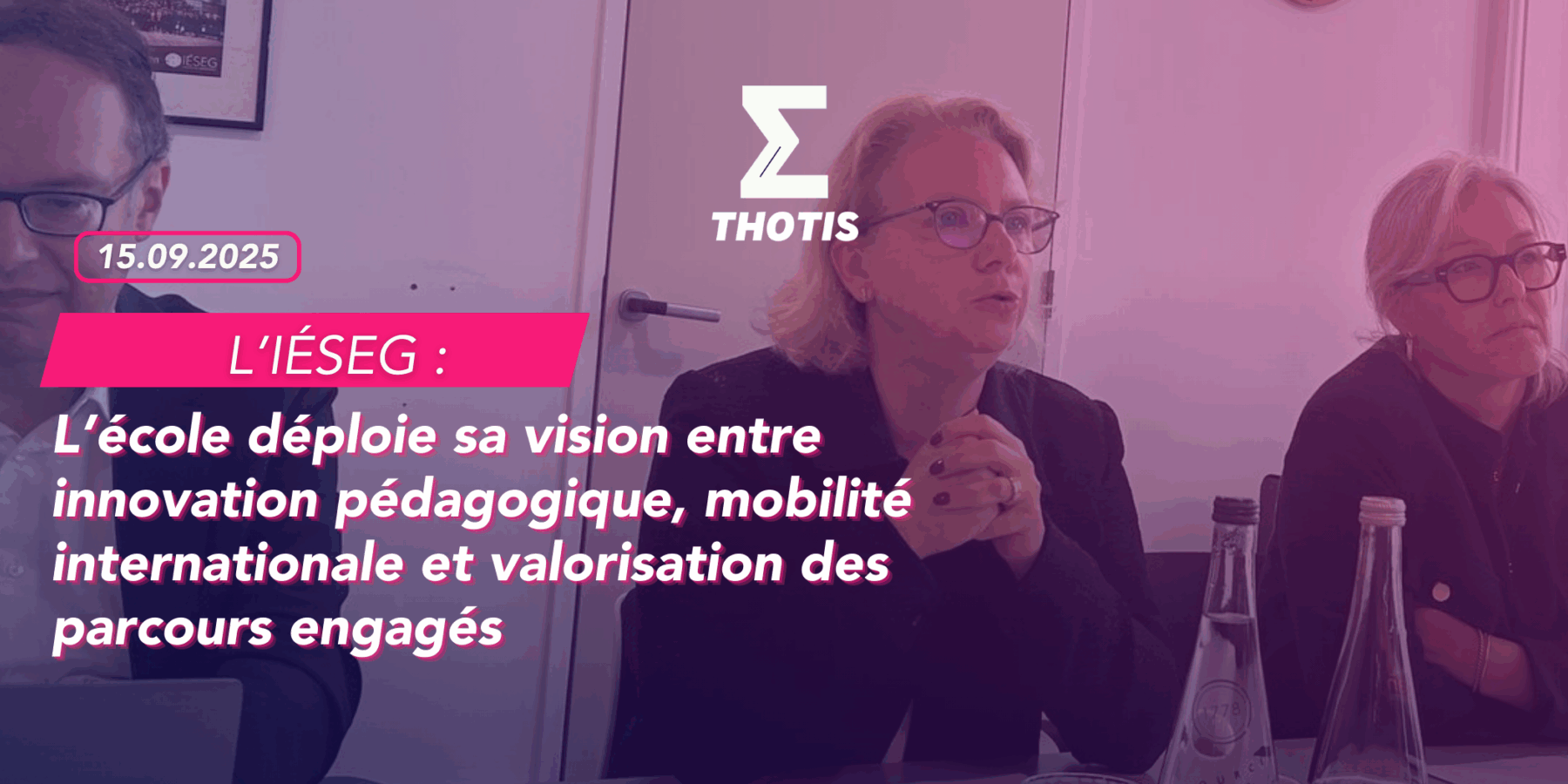 l’IÉSEG déploie sa vision entre innovation pédagogique, mobilité internationale et valorisation des parcours engagés L’IÉSEG déploie sa vision entre innovation pédagogique, mobilité internationale et valorisation des parcours engagés