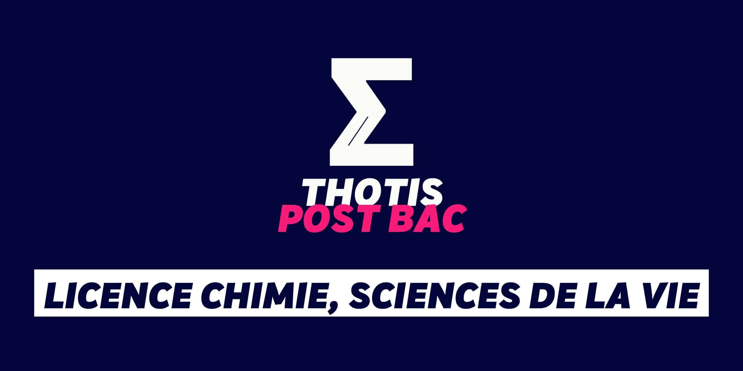 _licence Chimie, Sciences de la vie licence Chimie, Sciences de la vie