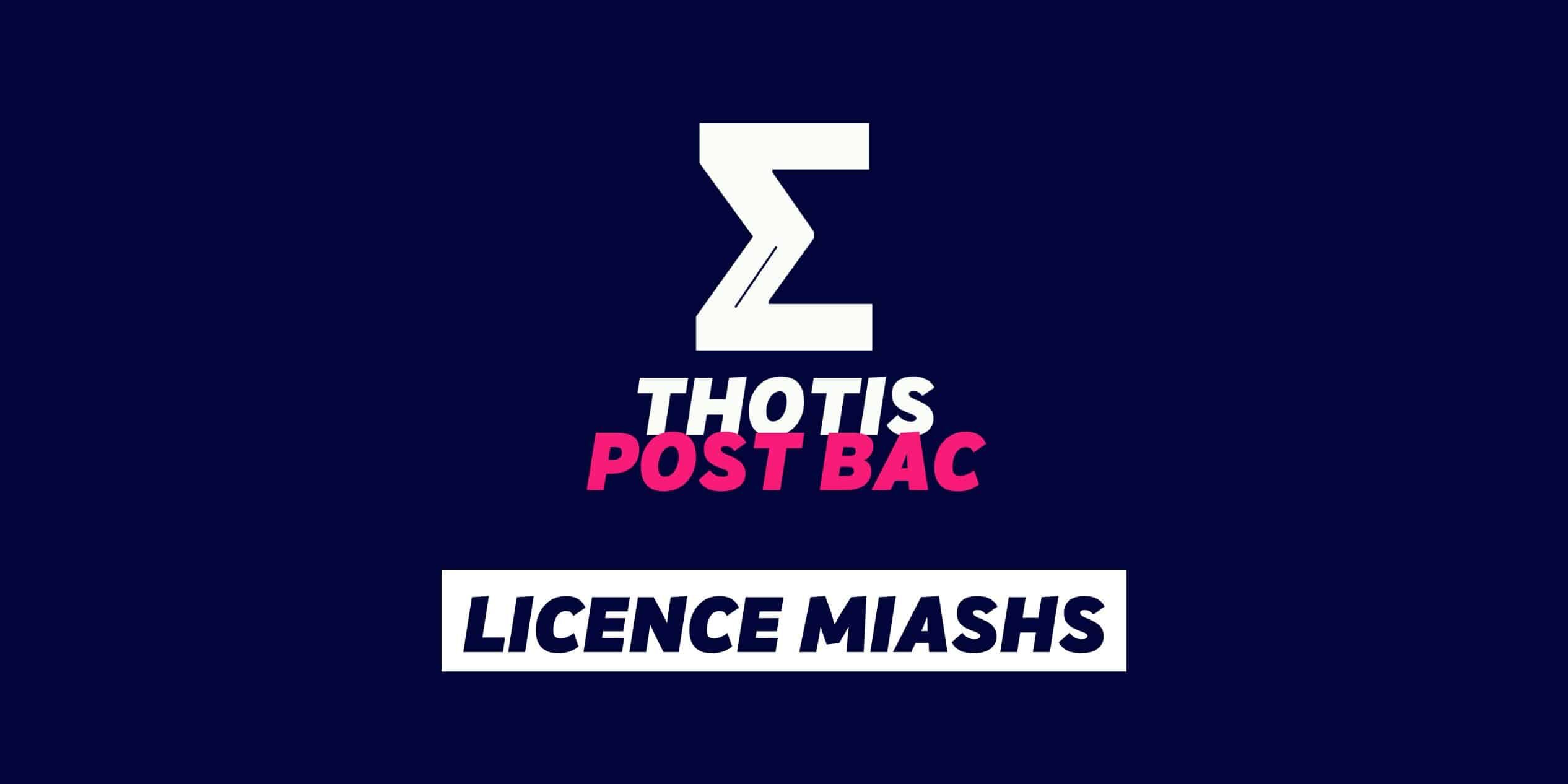 Licence MIASHS Licence MIASHS