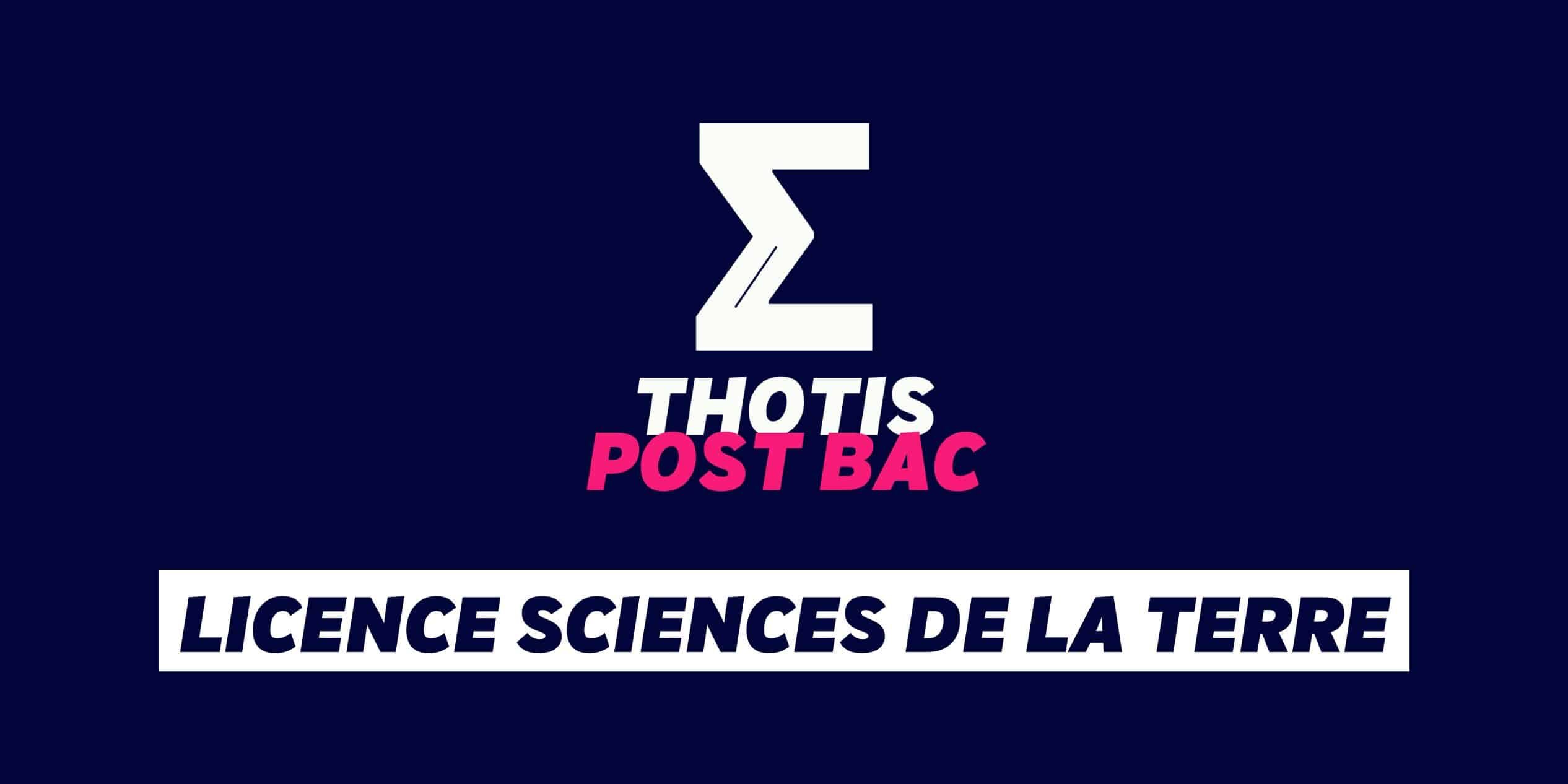 licence Sciences de la Terre