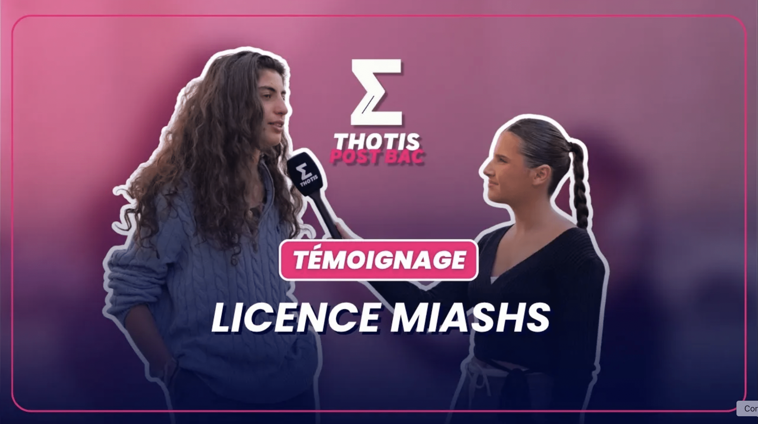 Licence MIASHS, Paris 1 Panthéon Sorbonne témoignage