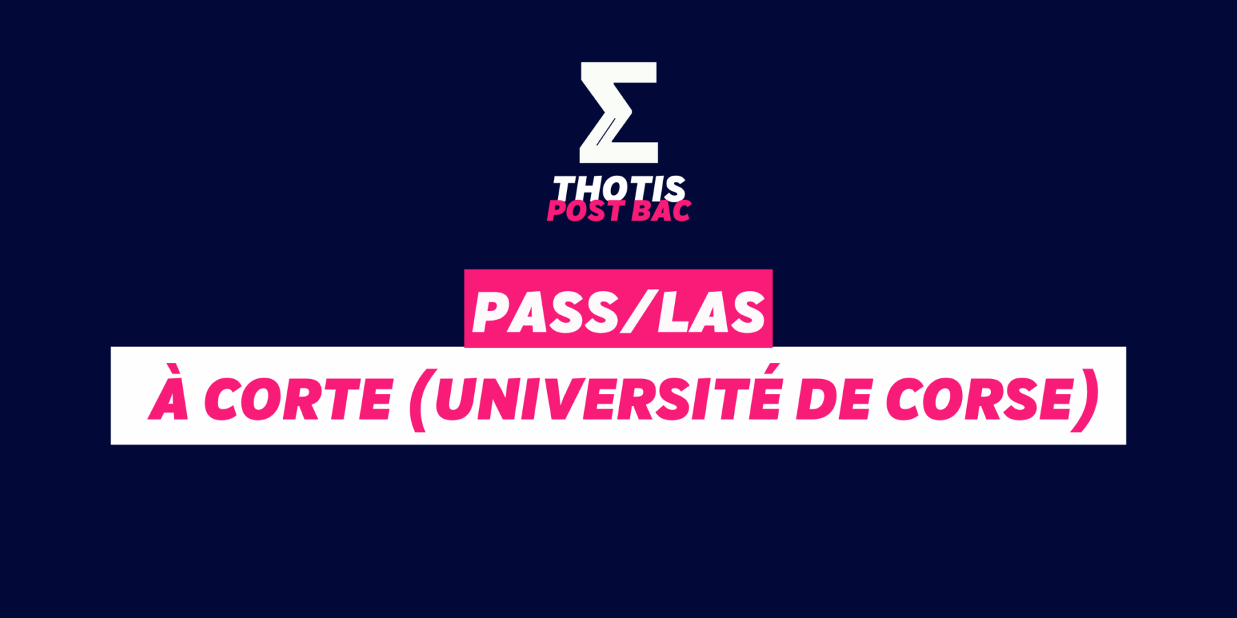 PASSLAS à Corte (Université de Corse) PASSLAS à Corte (Université de Corse)