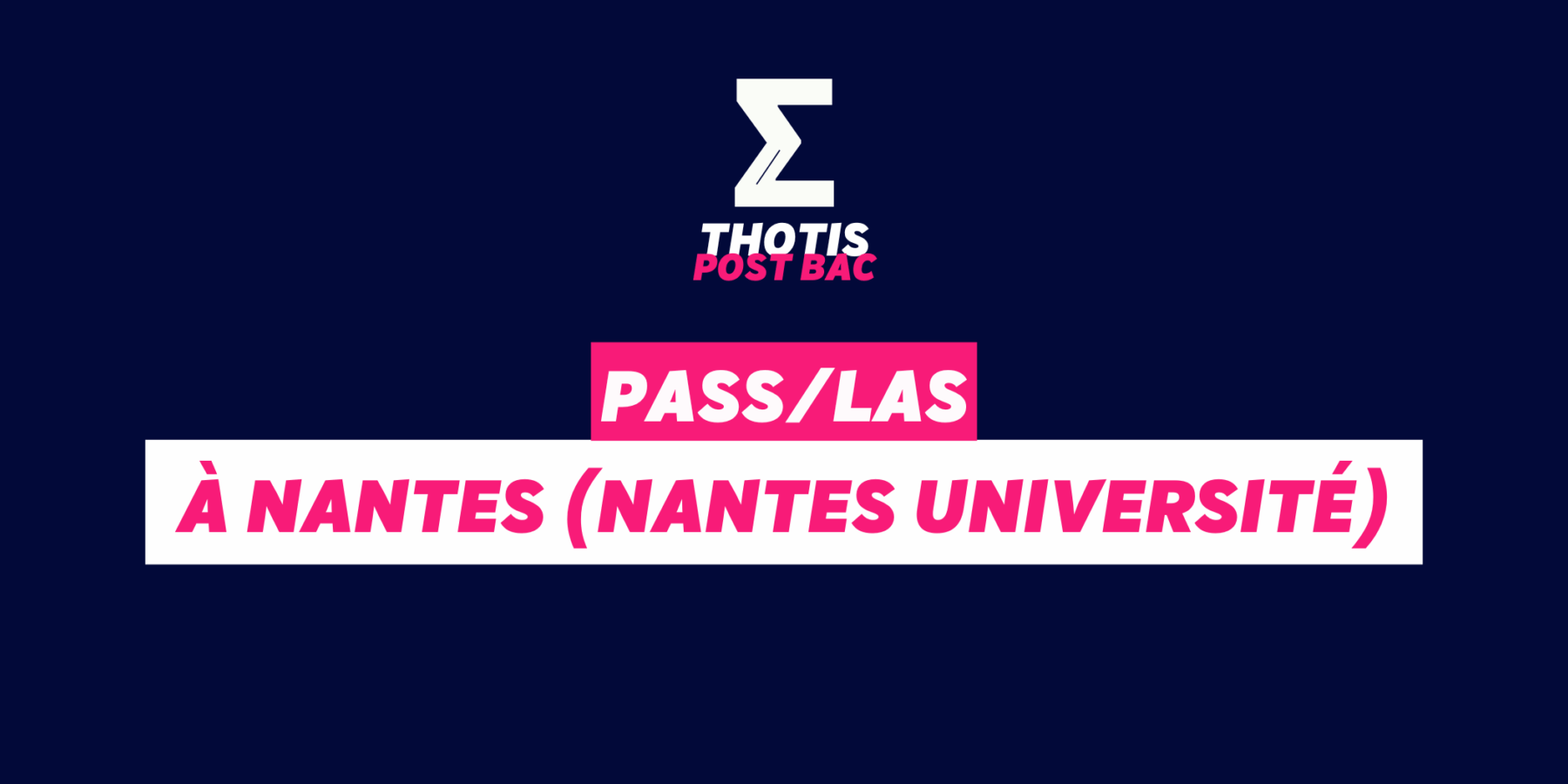 PASSLAS à Nantes (Nantes Université)
