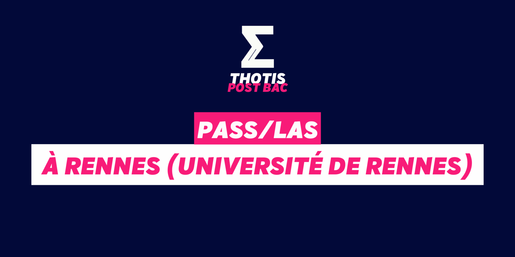 PASSLAS à Rennes (Université de Rennes)