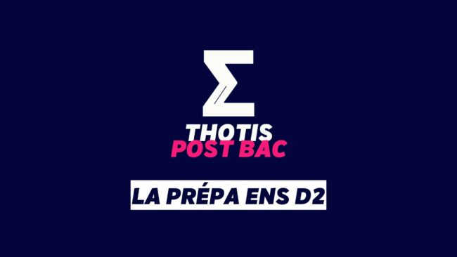 La Prépa ENS D2