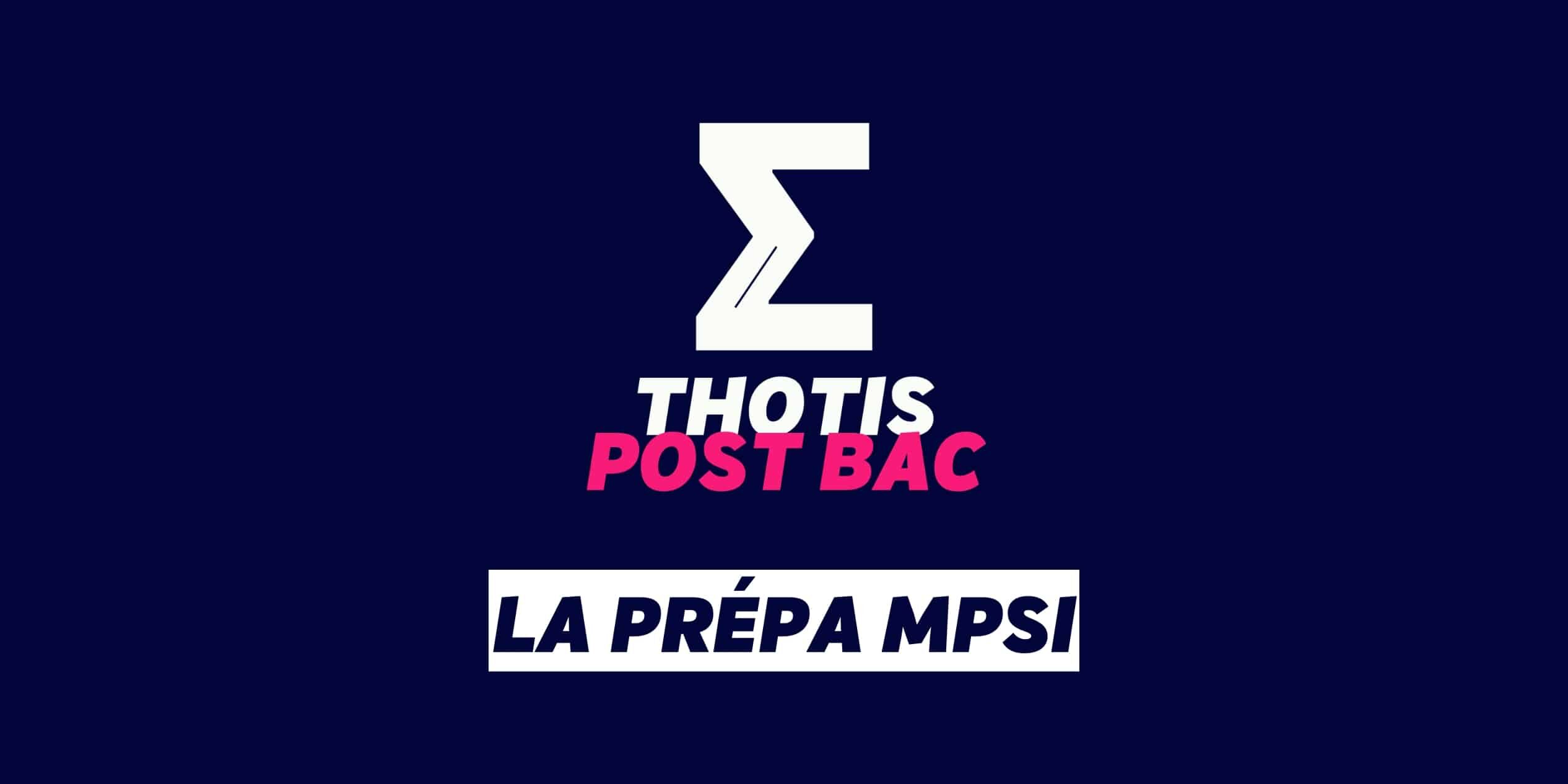 la Prépa MPSI La Prépa MPSI