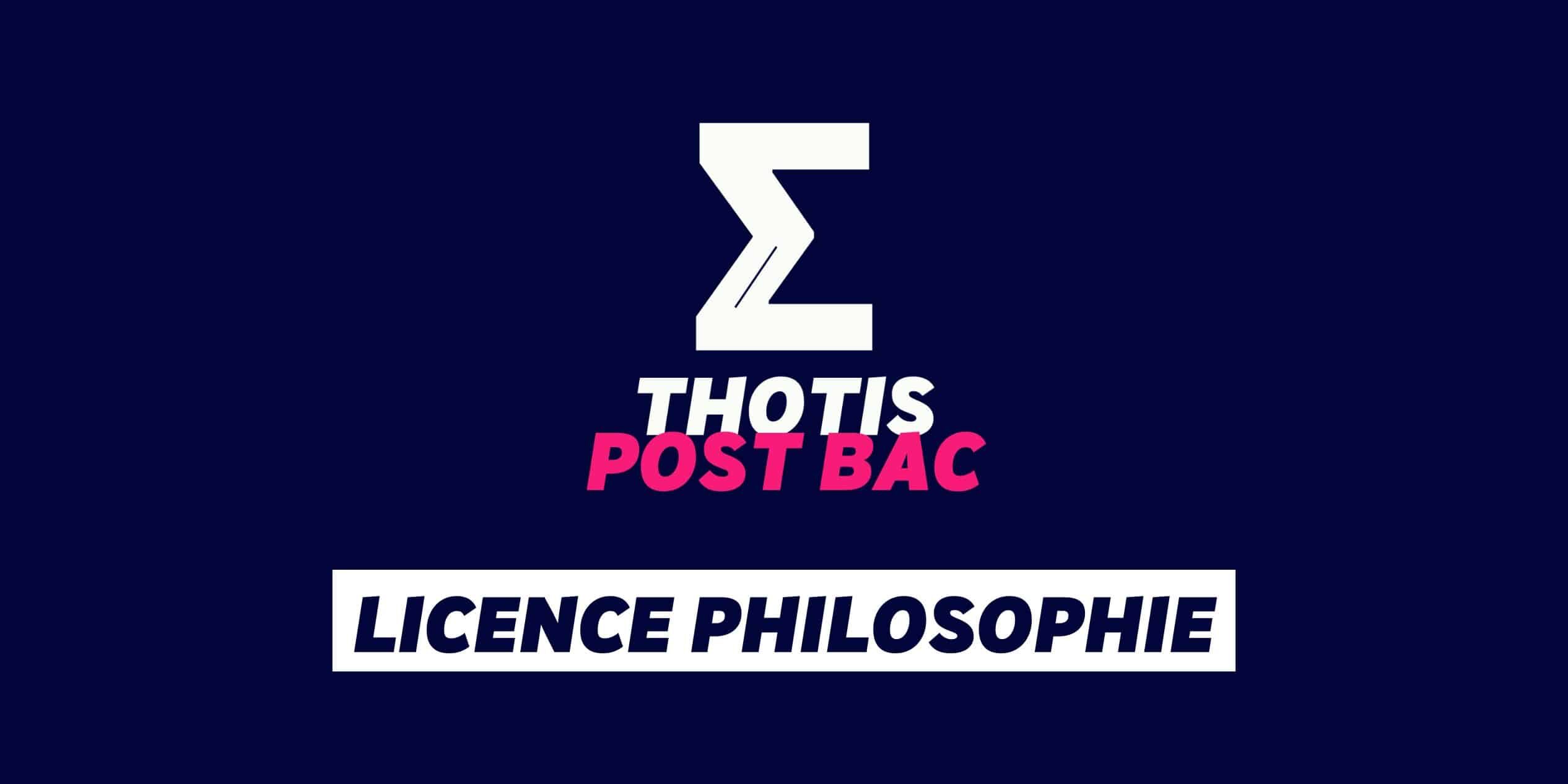 Licence Philosophie