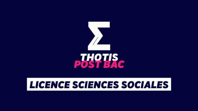 Licence Sciences sociales Licence Sciences sociales