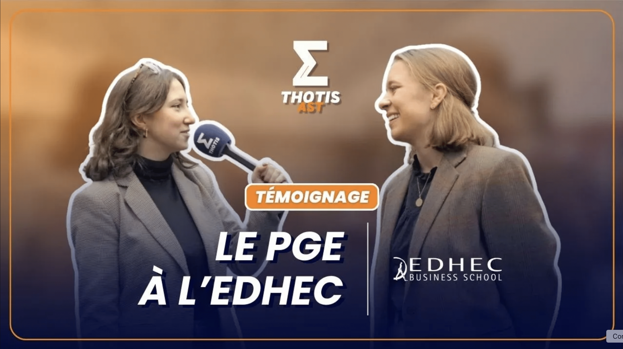 Le Programme Grande École de L'EDHEC (en AST)
