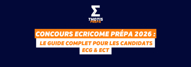 Concours ECRICOME PRÉPAS 2026