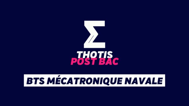 BTS Mécatronique Navale BTS Mécatronique Navale