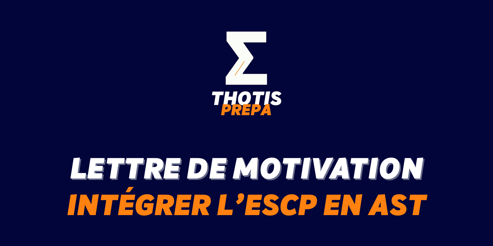 Exemple de lettre de motivation AST pour l’ESCP Exemple de lettre de motivation AST pour l'ESCP