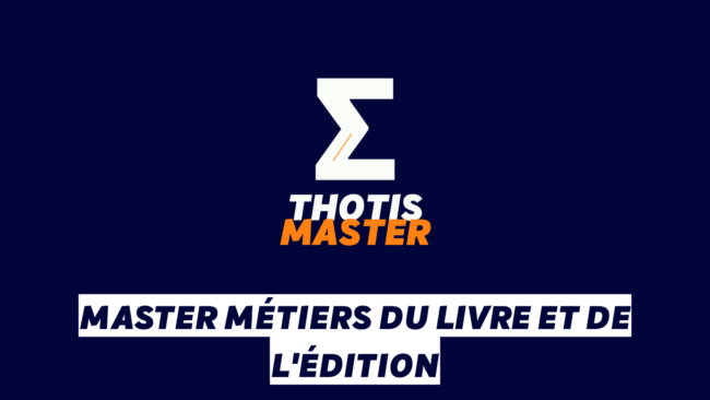 Master Métiers du livre et de l’édition Master Métiers du livre et de l'édition