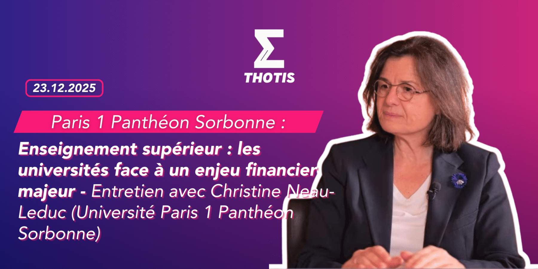 Christine Neau Leduc (Paris 1 Panthéon Sorbonne) Finances