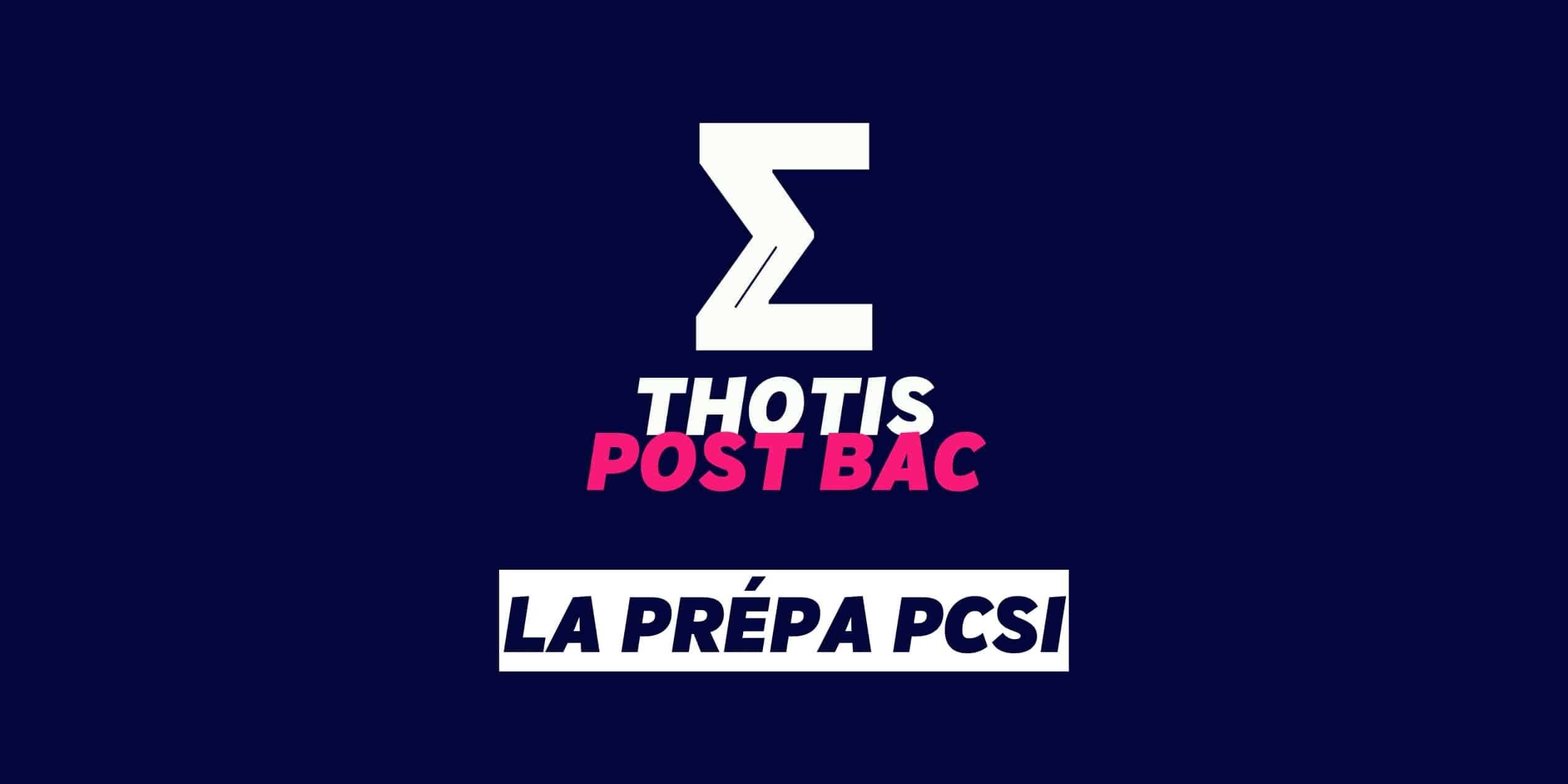 la Prépa PCSI La Prépa PCSI