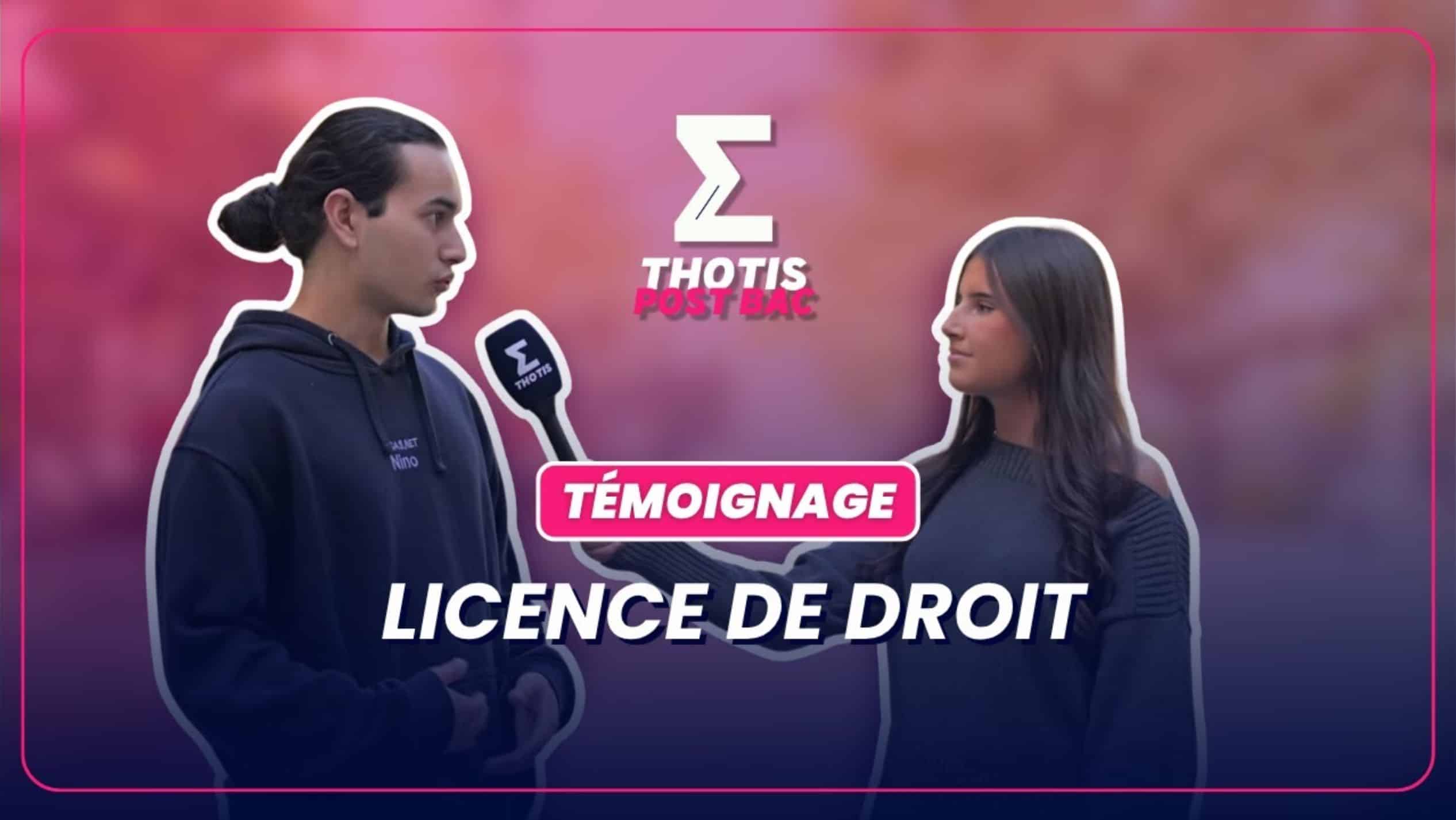 licence de droit