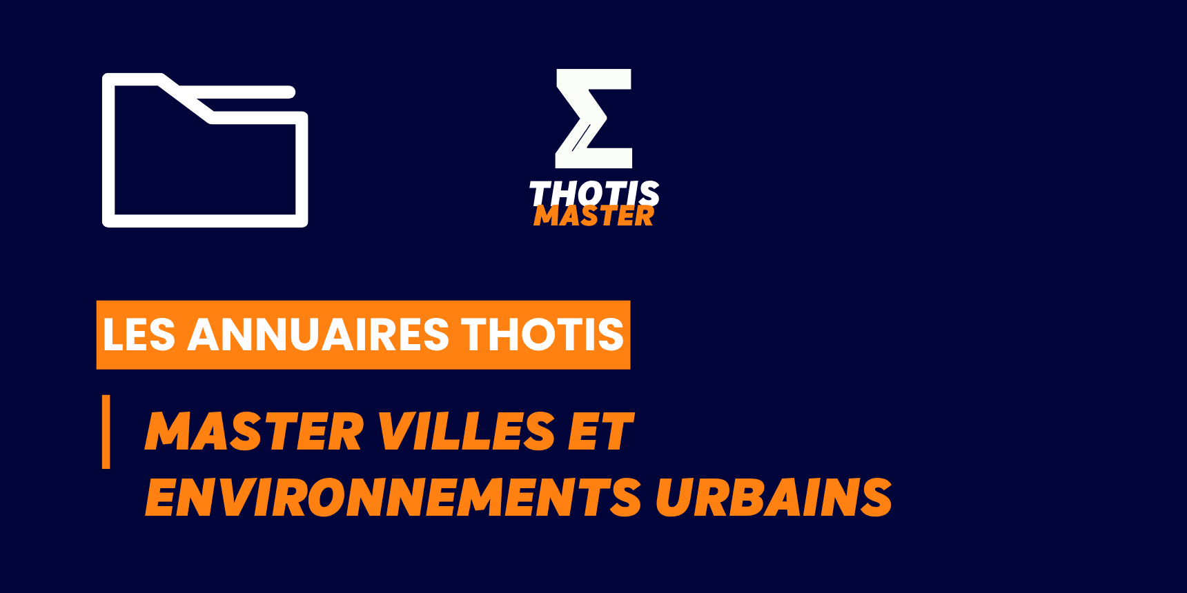 Annuaire Master Villes et environnements urbains Annuaire Master Villes et environnements urbains