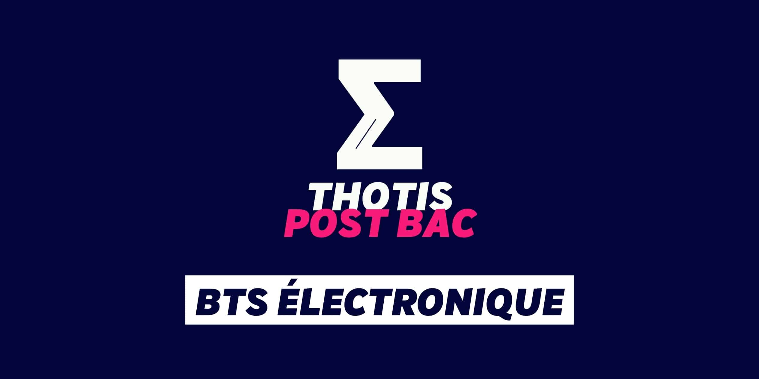 BTS Électronique BTS Electronique
