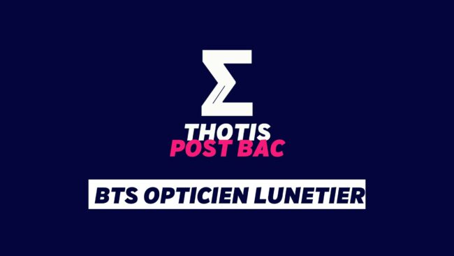 BTS Opticien lunetier