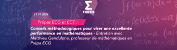 Excellente perf maths Matthieu Gendulphe, professeur de mathématiques en deuxième année de Prépa ECG