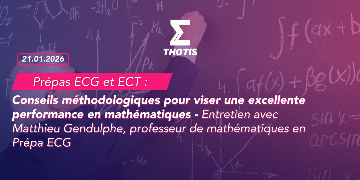 Excellente perf maths Matthieu Gendulphe, professeur de mathématiques en deuxième année de Prépa ECG