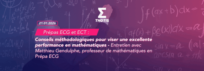 Excellente perf maths Matthieu Gendulphe, professeur de mathématiques en deuxième année de Prépa ECG
