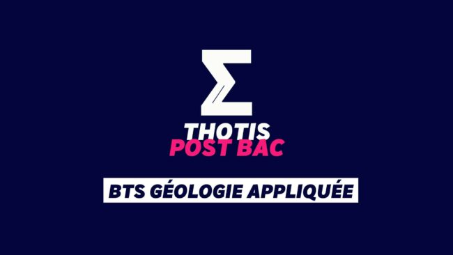 BTS Géologie appliquée