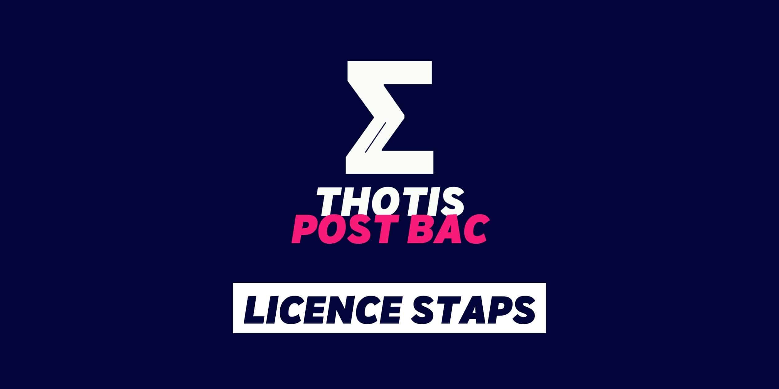 Licence STAPS Licence STAPS