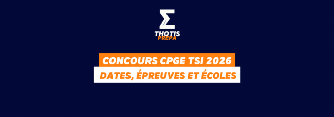 Concours CPGE TSI