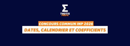 Concours Commun INP 2026 dates, calendrier et coefficients Concours Commun INP 2026 dates, calendrier et coefficients