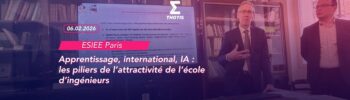ESIEE Paris Apprentissage, international, IA les piliers de l’attractivité de l’école d’ingénieurs