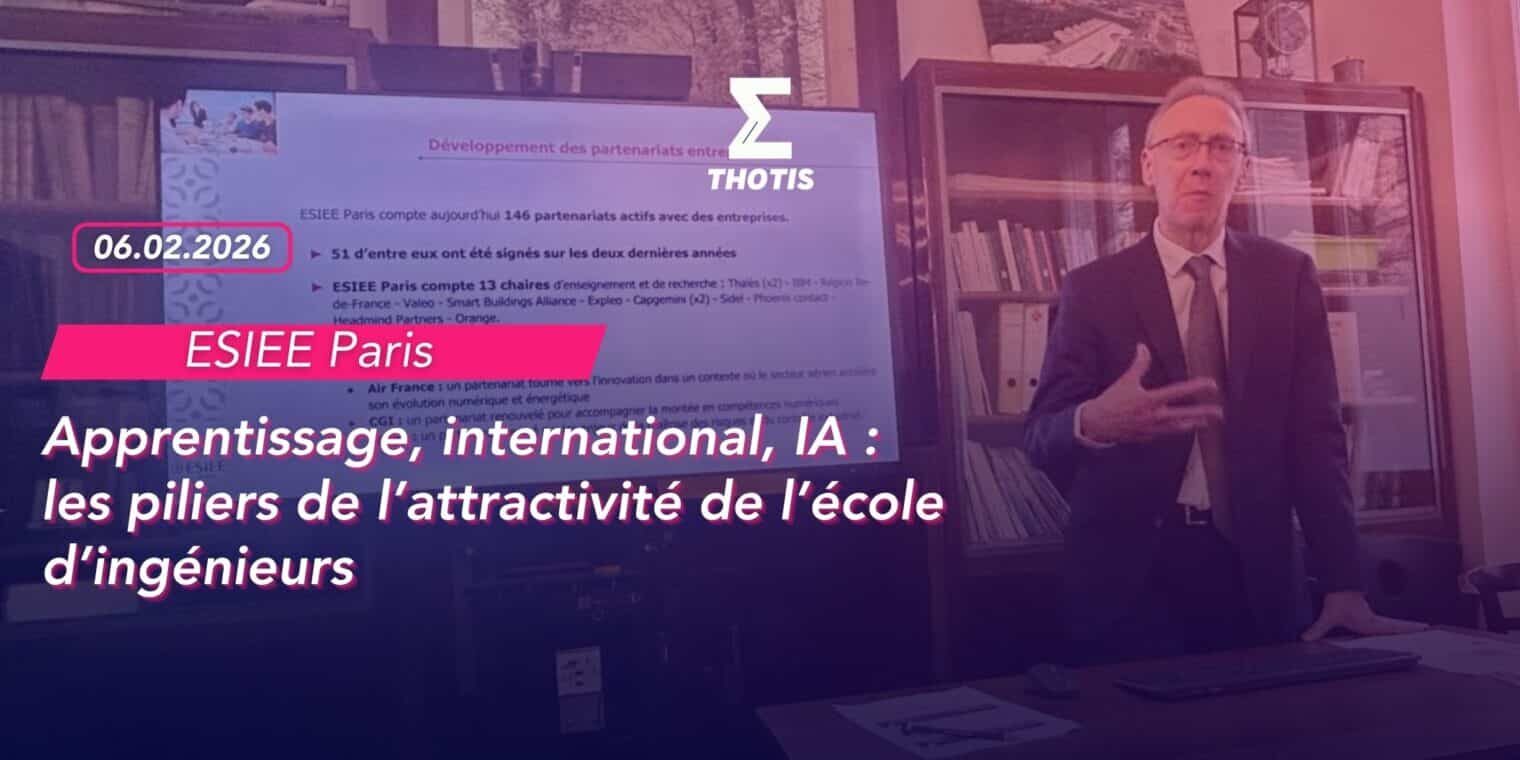 ESIEE Paris Apprentissage, international, IA les piliers de l’attractivité de l’école d’ingénieurs ESIEE Paris Apprentissage, international, IA les piliers de l’attractivité de l’école d’ingénieurs