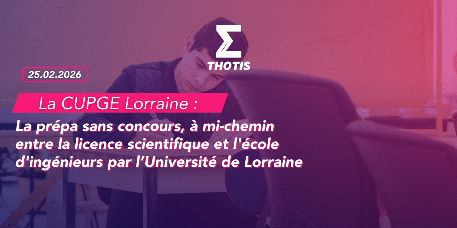 La CUPGE Lorraine la prépa sans concours Crédit Jeswin Thomas La CUPGE Lorraine la prépa sans concours Crédit Jeswin Thomas