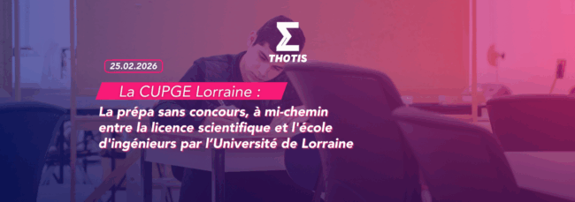 La CUPGE Lorraine la prépa sans concours Crédit Jeswin Thomas