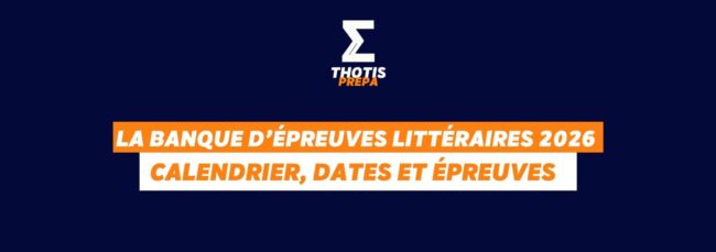 La bel (banque d’Épreuves littéraires) 2026 2