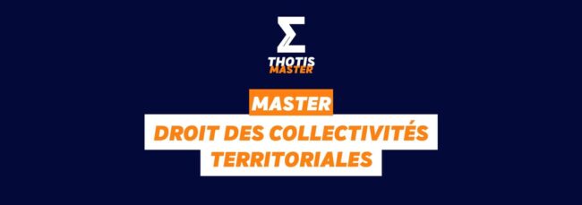 Master Droit des collectivités territoriales