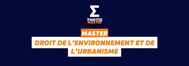 Master droit de l’environnement et de l’urbanisme