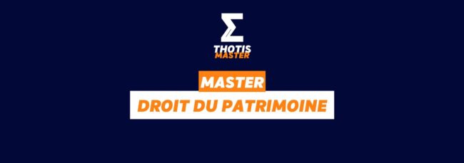 Master droit du Patrimoine