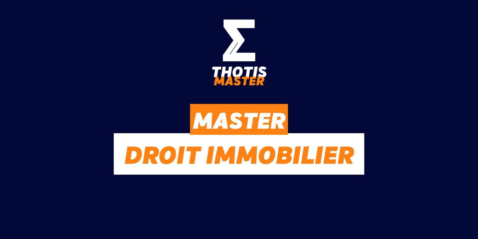 Master droit immobilier Master droit immobilier
