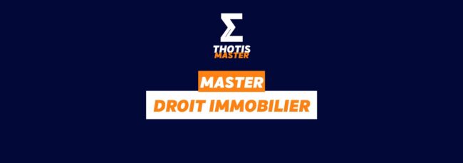 Master droit immobilier