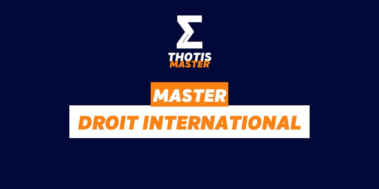 Master droit international Master droit international