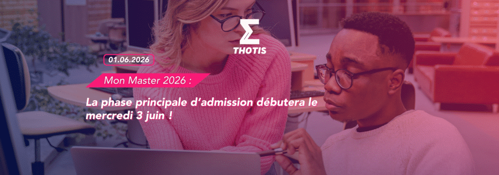 Mon Master : phase principale d'admission