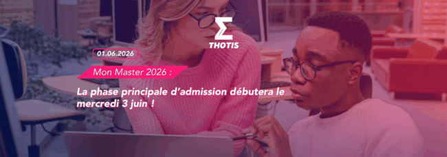 Mon Master : phase principale d'admission