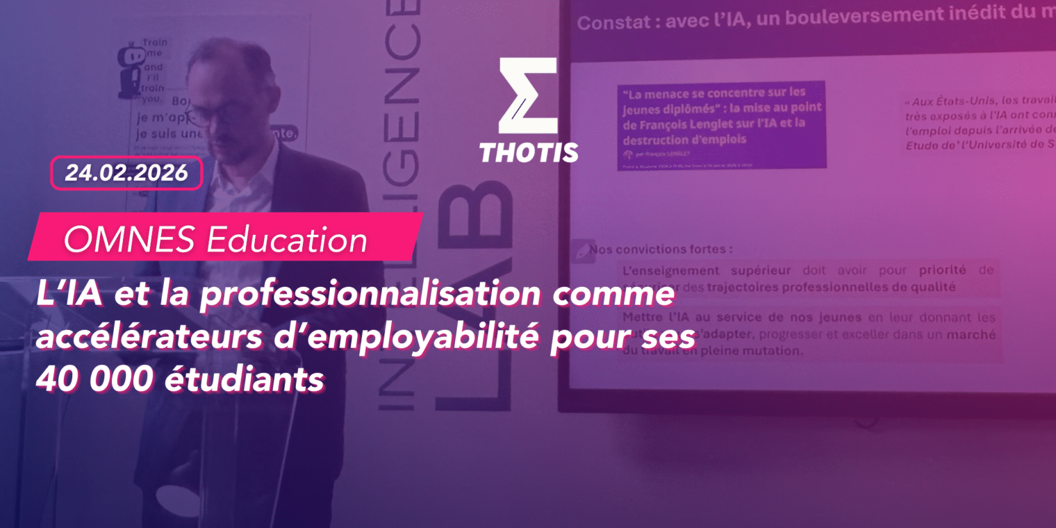 OMNES Education l’IA et la professionnalisation comme accélérateurs d’employabilité pour ses 40 000 étudiants OMNES Education l’IA et la professionnalisation comme accélérateurs d’employabilité pour ses 40 000 étudiants