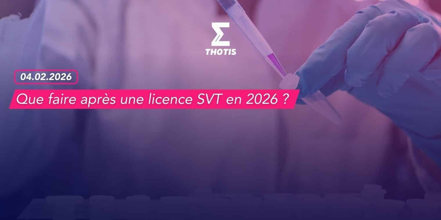 Que faire après une licence SVT en 2026 Que faire après une licence SVT en 2026